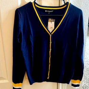 Allegra K Navy Cardigan